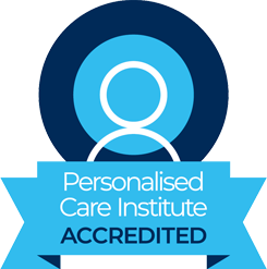 Personalised Care Institute Accredited logo